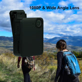 Body Camera 1080P 64GB Mini Wearable Body Cam, Small Size Clip on Pocket POV Camera, Portable Sports Video Recording Camcorder for Work Travel Pet Walking Fishing Security